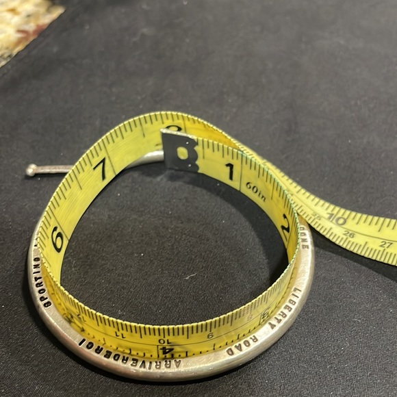 Heather B. Moore Bangle Bracelet Sterling Silver 1.6 oz Dog Bone Charm  8” - Picture 6 of 7